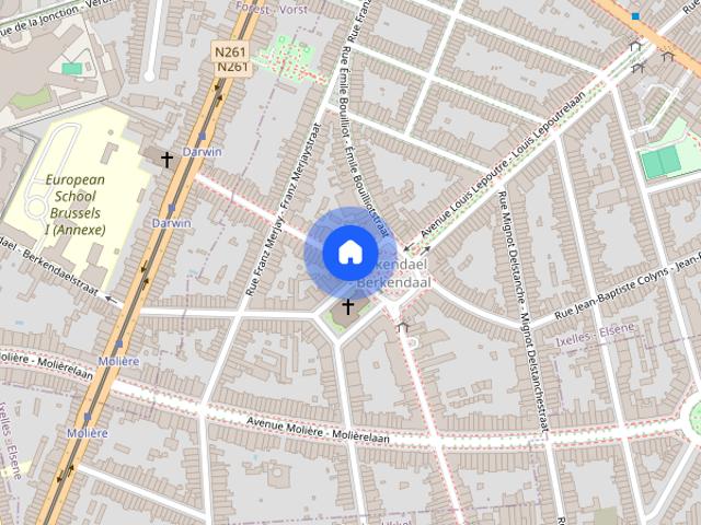 Kamer location à Berkendael - Berkendaal, Ixelles - Elsene