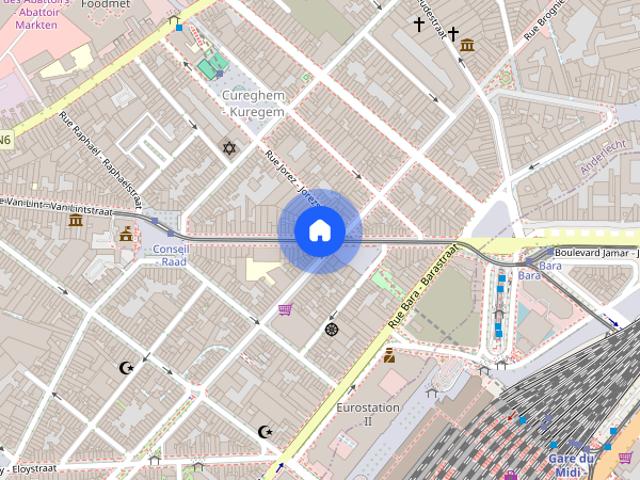 Appartement location à Cureghem - Kuregem, Anderlecht