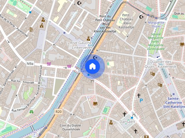 Appartement location à Quartier des Quais - Kaaienwijk, Bruxelles - Brussel