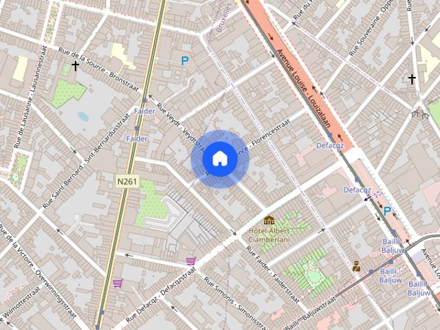 Kamer location à Ixelles - Elsene, Brussel-Hoofdstad - Bruxelles-Capitale