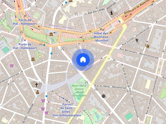 Kamer location à Saint-gilles, Bruxelles