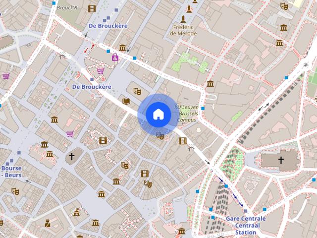 Maison location à Quartier du Centre - Centrumwijk, Bruxelles - Brussel