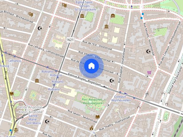 Kamer location à Schaarbeek, Bruxelles