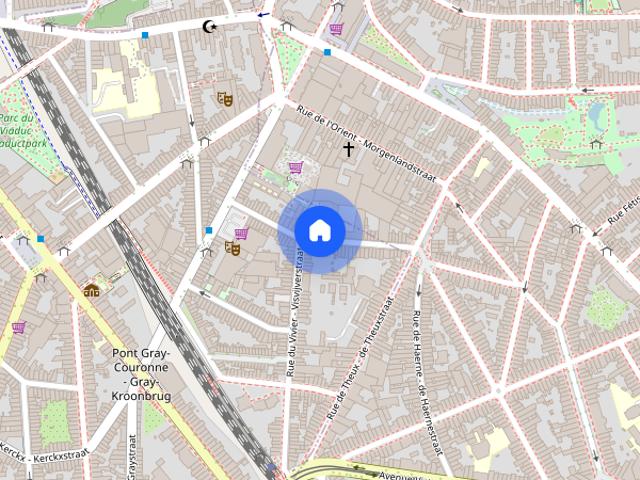 Kamer location à Ixelles - Elsene, Brussel-Hoofdstad - Bruxelles-Capitale