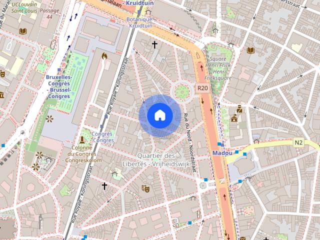 Appartement location à Quartier des Libertés - Vrijheidswijk, Bruxelles - Brussel
