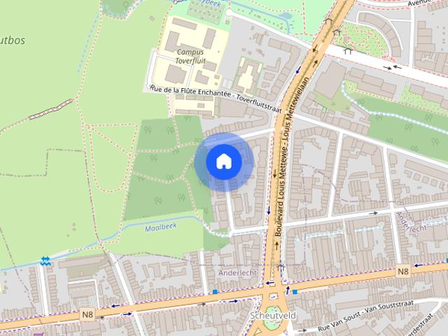 Appartement location à Molenbeek-Saint-Jean - Sint-Jans-Molenbeek, Brussel-Hoofdstad - Bruxelles-Capitale