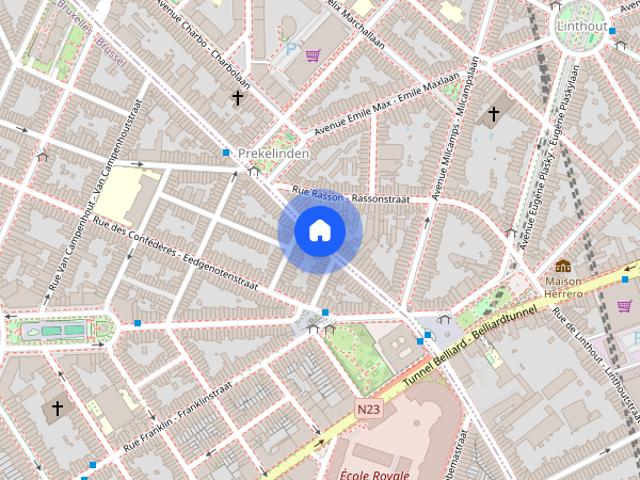 Appartement location à Prekelinden, Schaerbeek - Schaarbeek
