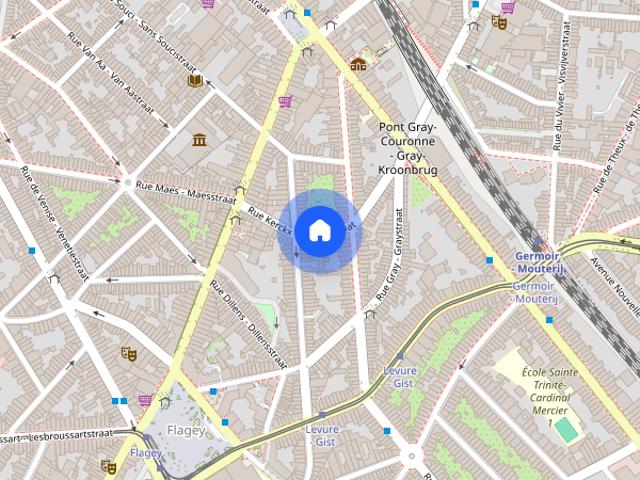 Appartement location à Flagey, Ixelles - Elsene