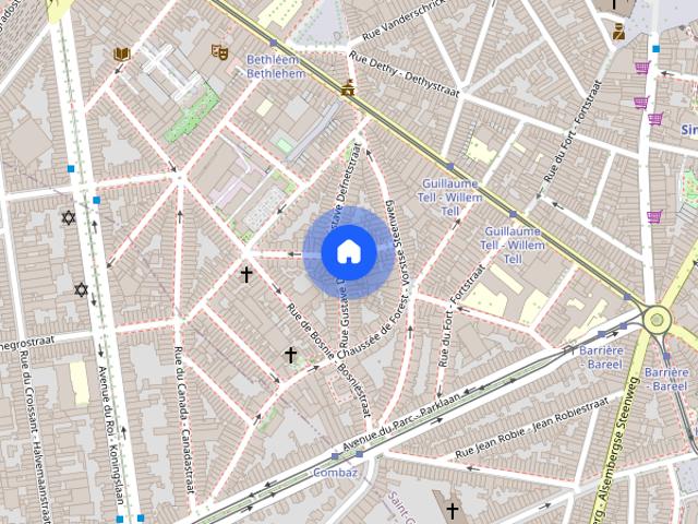 Kamer location à Saint-gilles, Bruxelles