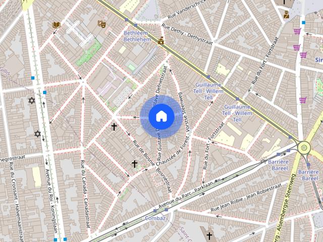 Kamer location à Saint-Gilles - Sint-Gillis, Brussel-Hoofdstad - Bruxelles-Capitale