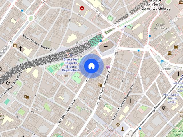 Kamer location à Marolles - Marollen, Bruxelles - Brussel