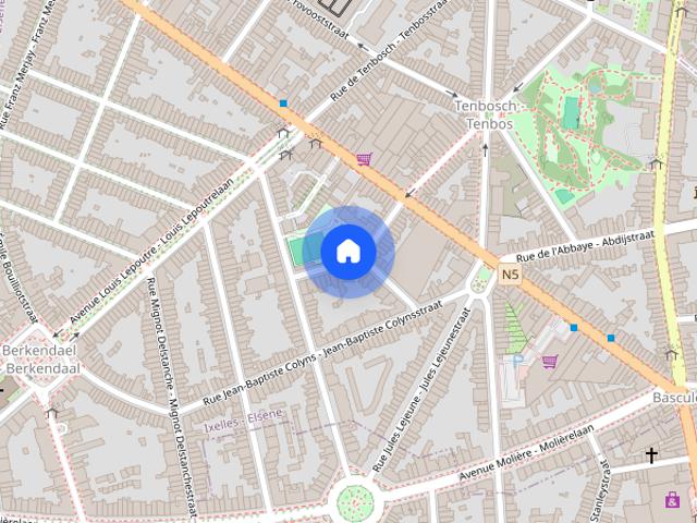 Appartement location à Tenbosch - Tenbos, Ixelles - Elsene