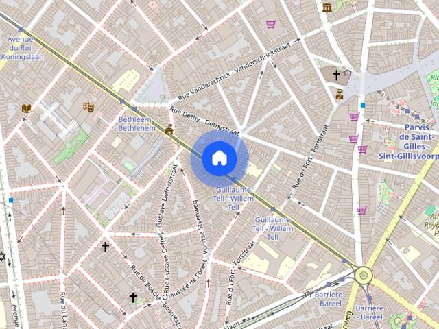 Appartement location à Saint-Gilles - Sint-Gillis, Brussel-Hoofdstad - Bruxelles-Capitale