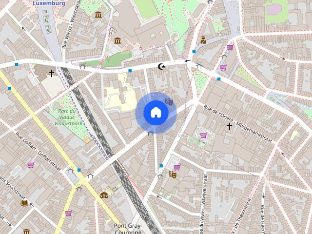 Kamer location à Ixelles - Elsene, Brussel-Hoofdstad - Bruxelles-Capitale