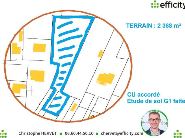 Terrain vente à Angoulême, Ruelle-sur-touvre
