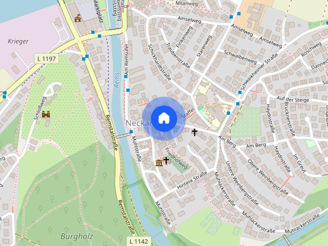 Apartment mieten in Neckarrems, Remseck