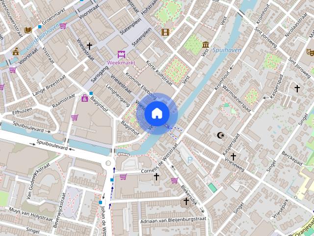 Studio te huur in Dordrecht Centrum, Dordrecht