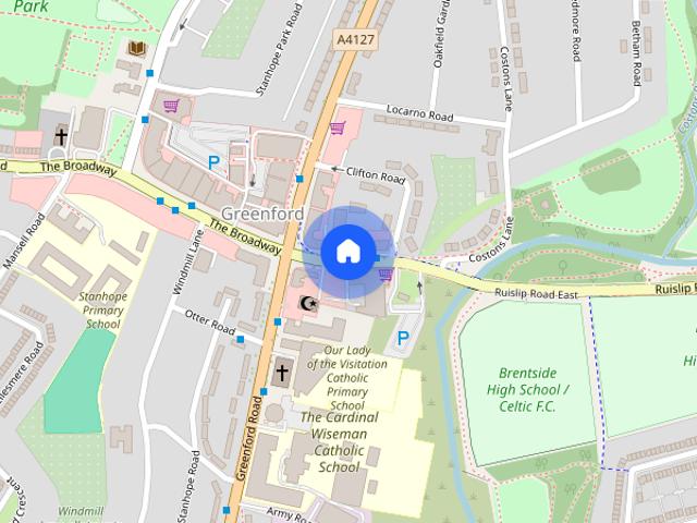 Apartment for rent in London Borough of Ealing, Greenford