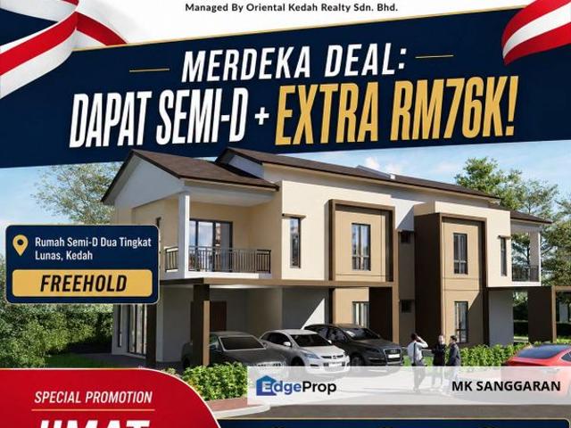 House for sale in Lunas, Kedah