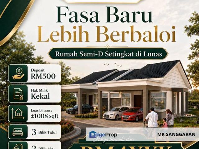 House for sale in Lunas, Kedah