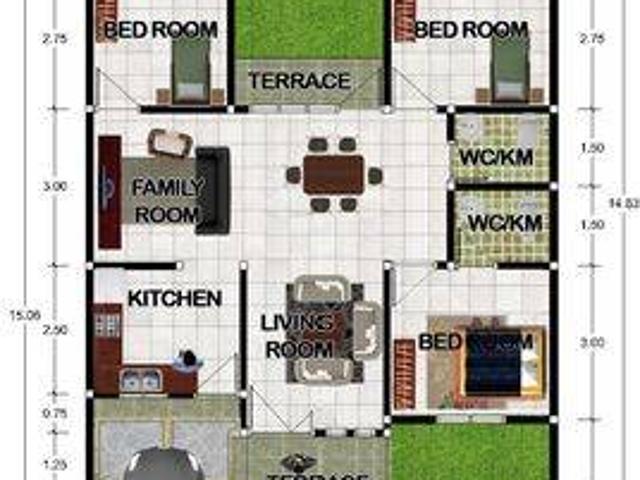 Rumah dijual di Marpoyan Damai, Pekanbaru