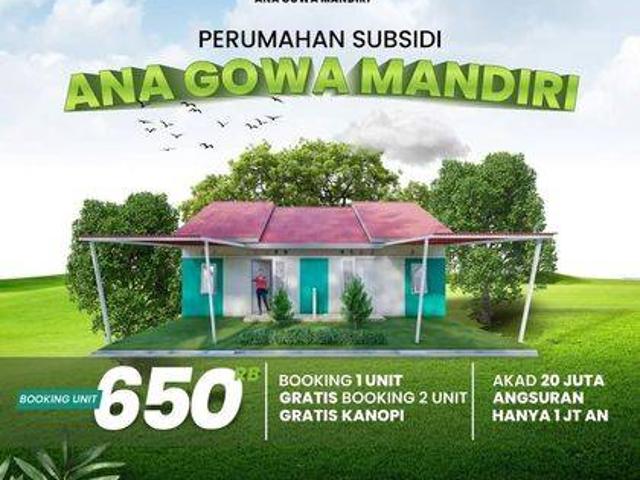 Rumah dijual di Pallangga, Gowa