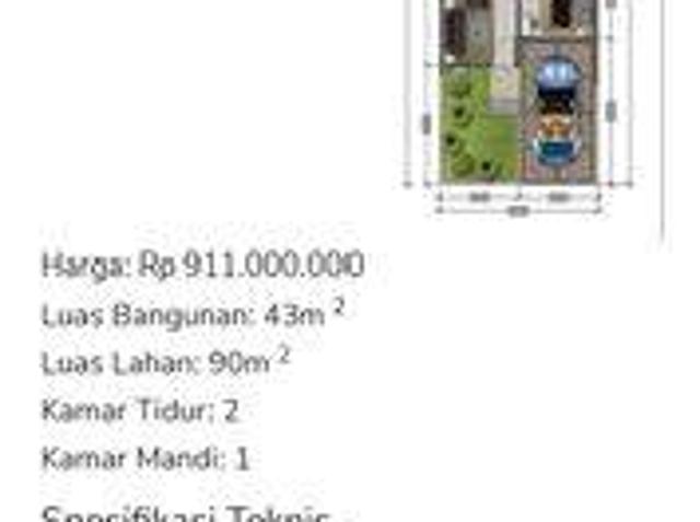 Rumah disewa di Tarumajaya, Bekasi