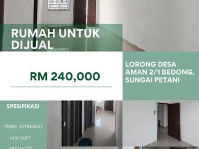 Terraced House for sale in Sungai Petani, Kuala Muda