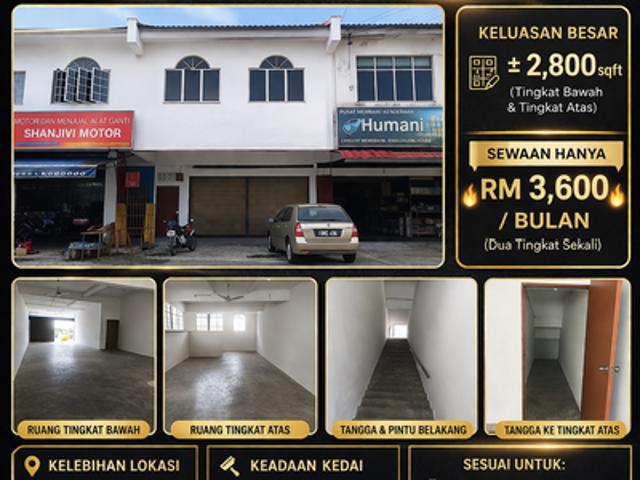 Shop for rent in Perak, Tanjong Malim