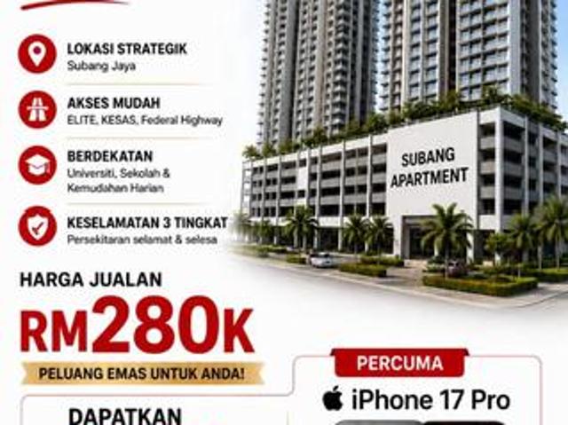 Condominium for sale in Petaling, Subang Jaya