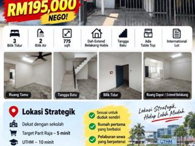 Terraced House for sale in Batu Pahat, Johor