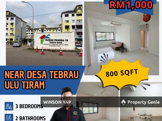 Flat for rent in Johor