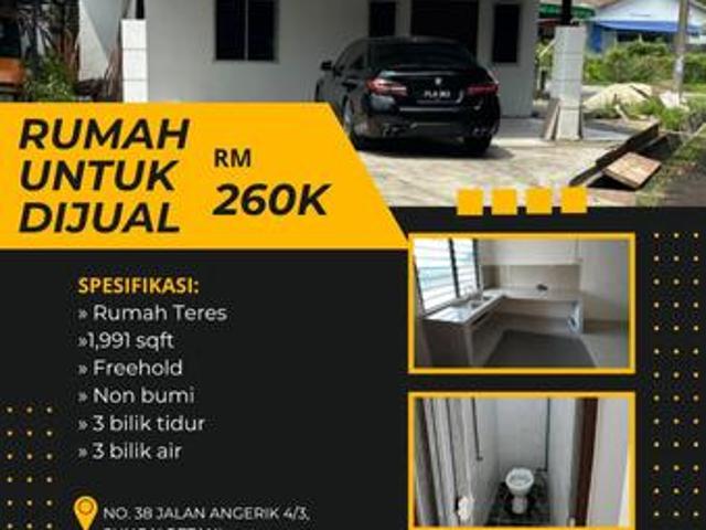 Terraced House for sale in Sungai Petani, Kuala Muda
