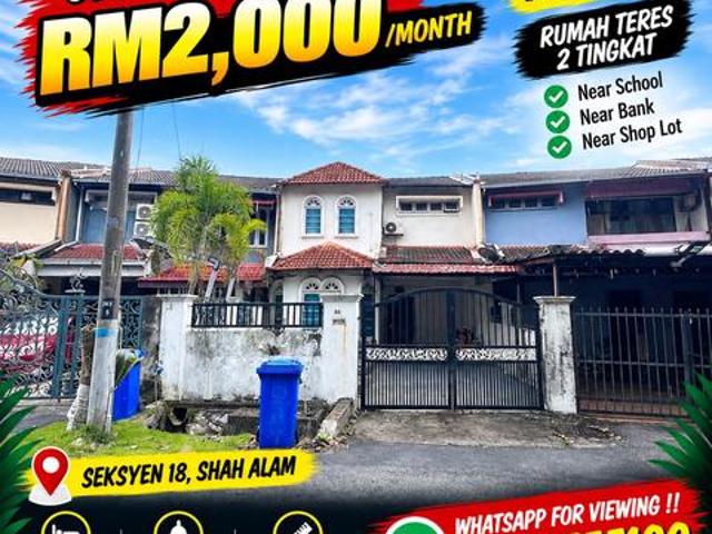 Terraced House for rent in Petaling, Alam Impian