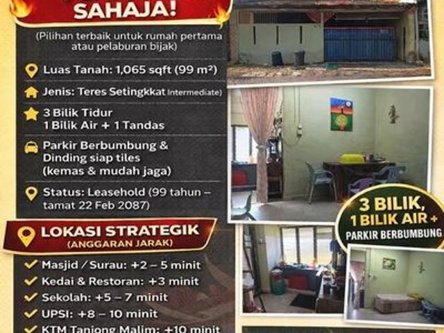 House for sale in Perak, Tanjong Malim