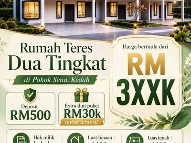 House for sale in Pokok Sena, Kedah