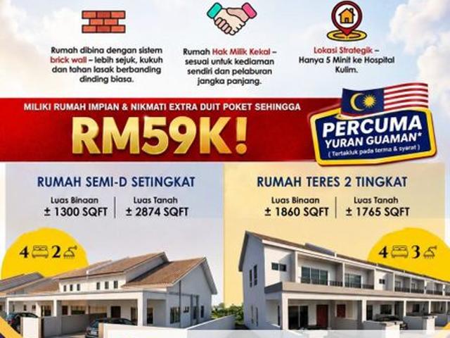 House for sale in Kulim, Kedah