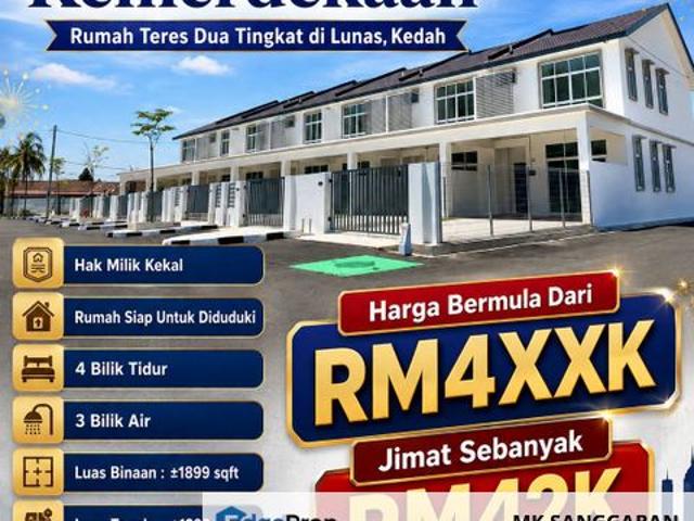 House for sale in Lunas, Kedah