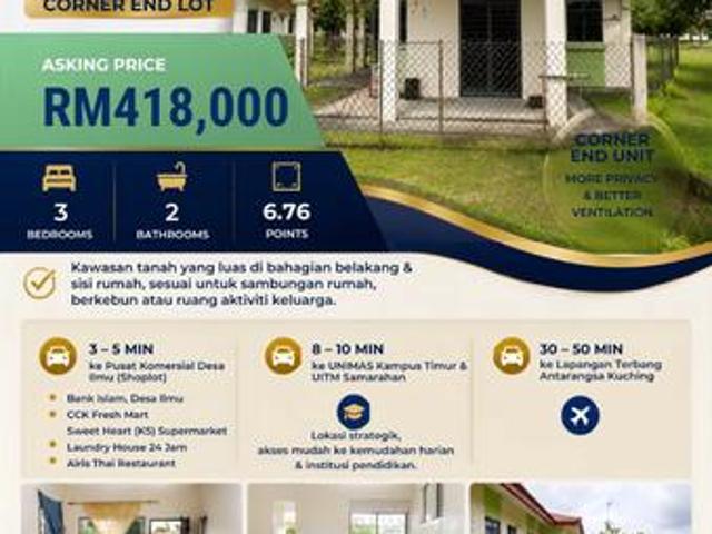 Terraced House for sale in Samarahan, Kota Samarahan