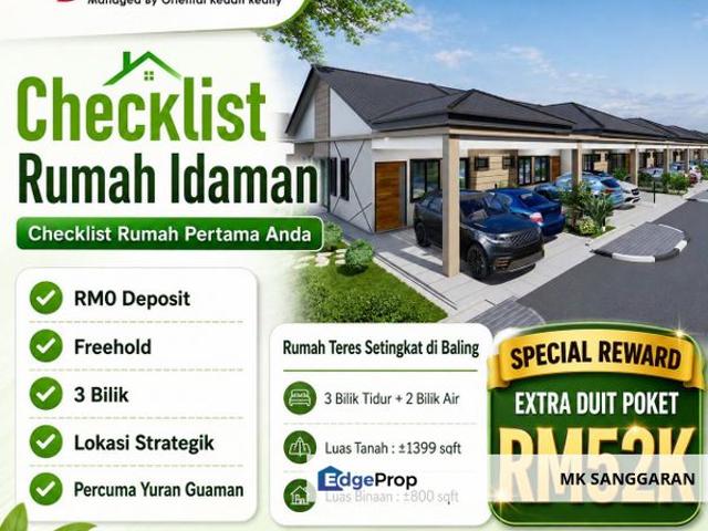 House for sale in Baling, Kedah
