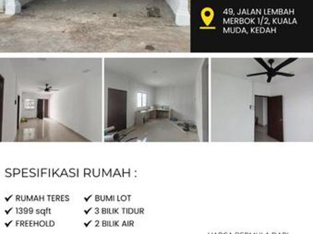 Terraced House for sale in Kuala Muda, Kedah