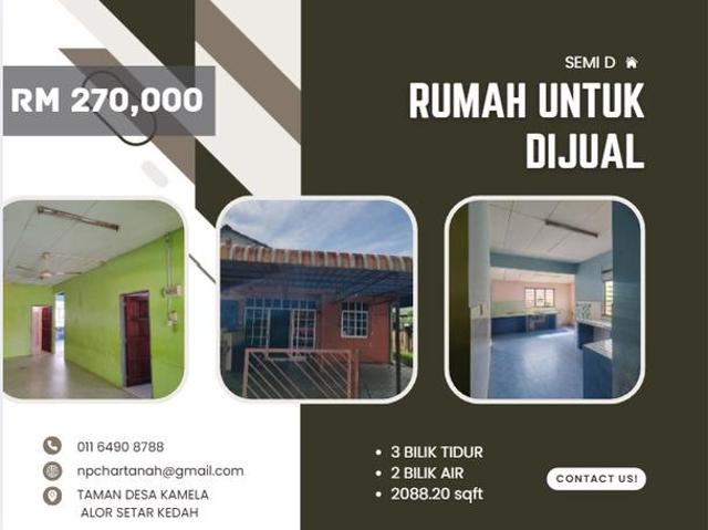 Residential House for sale in Alor Setar, Kedah