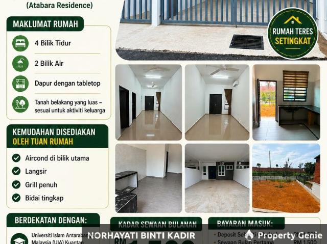 Terraced House for rent in Pahang