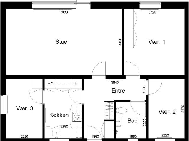 Lejlighed til leje i Aalestrup, Brønderslev-Dronninglund