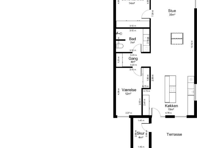 Villa til leje i Odense