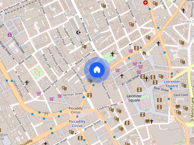 Apartment for rent in Soho, Greater London