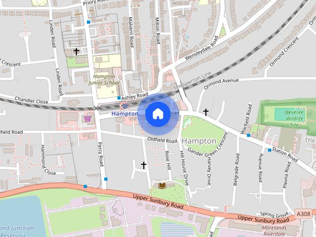 Apartment for rent in Hampton, Greater London