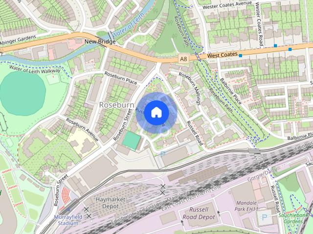 Apartment for rent in Murrayfield, Scotland