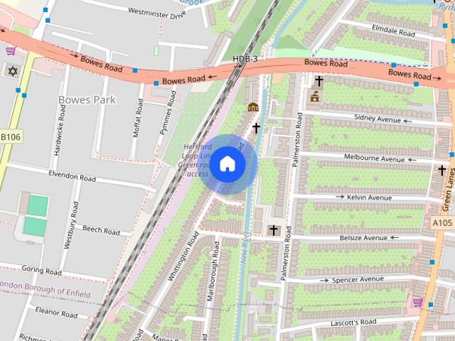 Apartment for rent in Palmers Green, Greater London