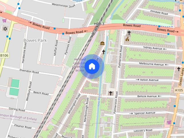 Apartment for rent in Palmers Green, Greater London